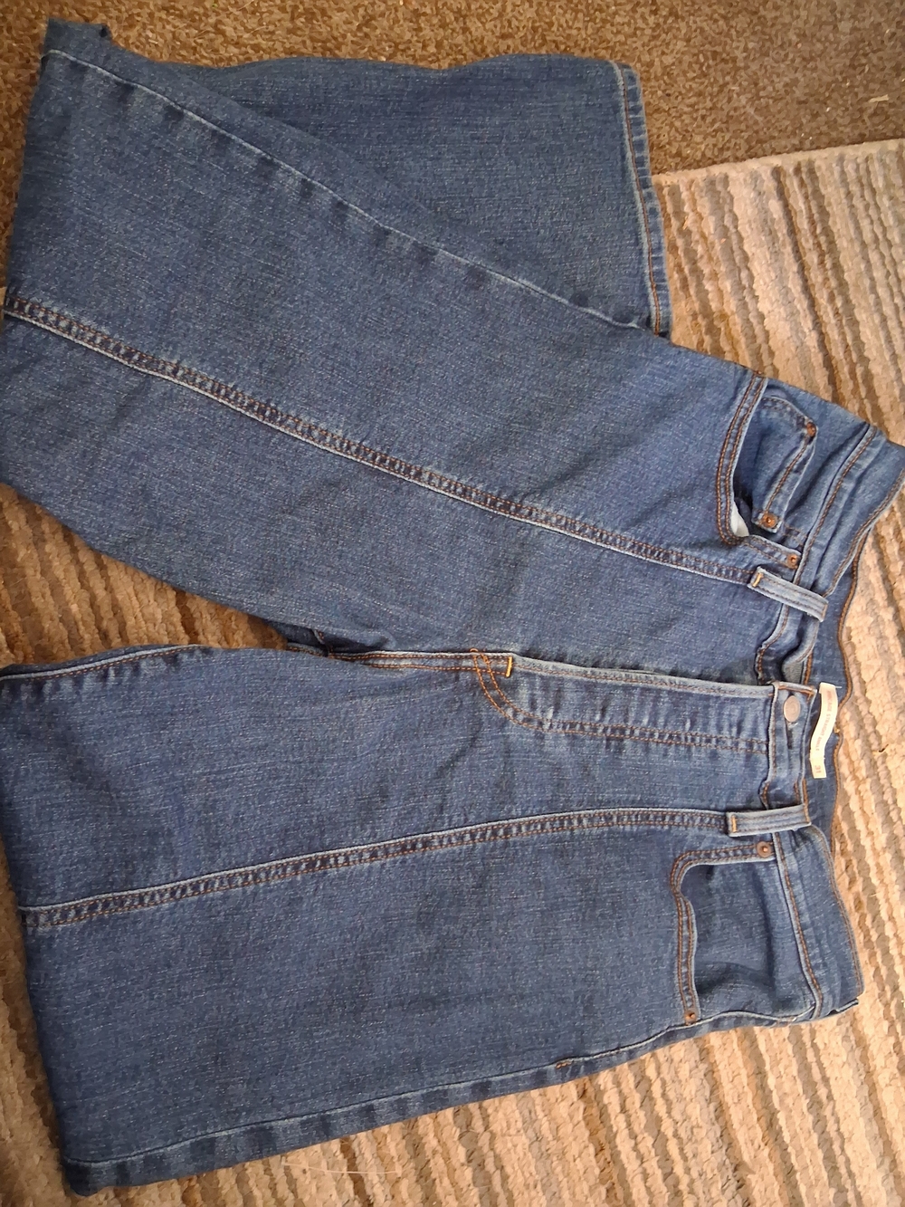 Classic Women's Ribcage Straight Ankle, Blue Denim Jeans